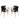 Mesa Eames Vidrio 120cm + 4 Sillas Cannes